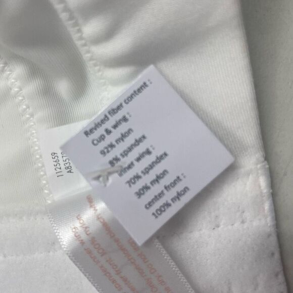 CACIQUE Women’s Straps Or Strapless Comfort Bliss White Wire Bra Size 44B White - Picture 9 of 12